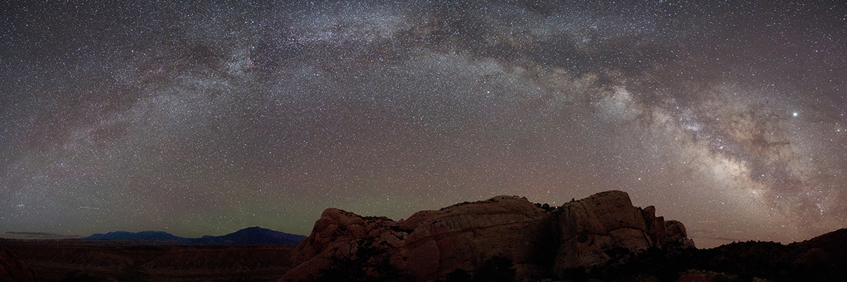 Night sky utah